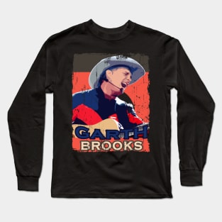 garth brooks on colors Long Sleeve T-Shirt